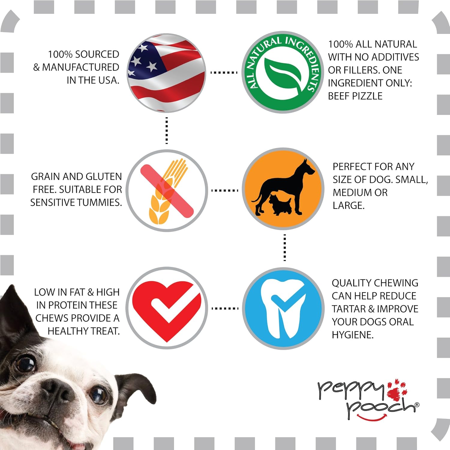 Bully Sticks – Paquete de 20 masticables pequeños para perros de carne de res americana. Fabricado en los Estados Unidos.