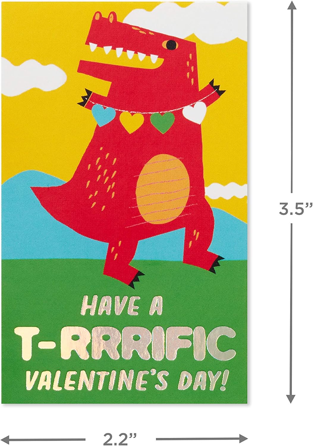 Hallmark – Mini tarjetas de San Valentín para niños, 32 tarjetas con sobres (diseños de llama, perezoso, dinosaurio, unicornio)