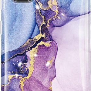luolnh Funda para Samsung Galaxy S20, funda para Samsung S20 para niñas y mujeres, diseño de mármol brillante con purpurina dorada, a prueba de luolnh Funda para Samsung Galaxy S20, funda para Samsung S20 para niñas y mujeres, diseño de mármol brillante con purpurina dorada, a prueba de