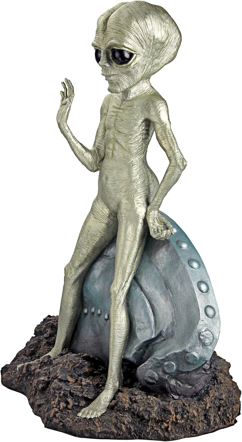 Design Toscano DB383016 Roswell, la escultura alienígena, a todo color