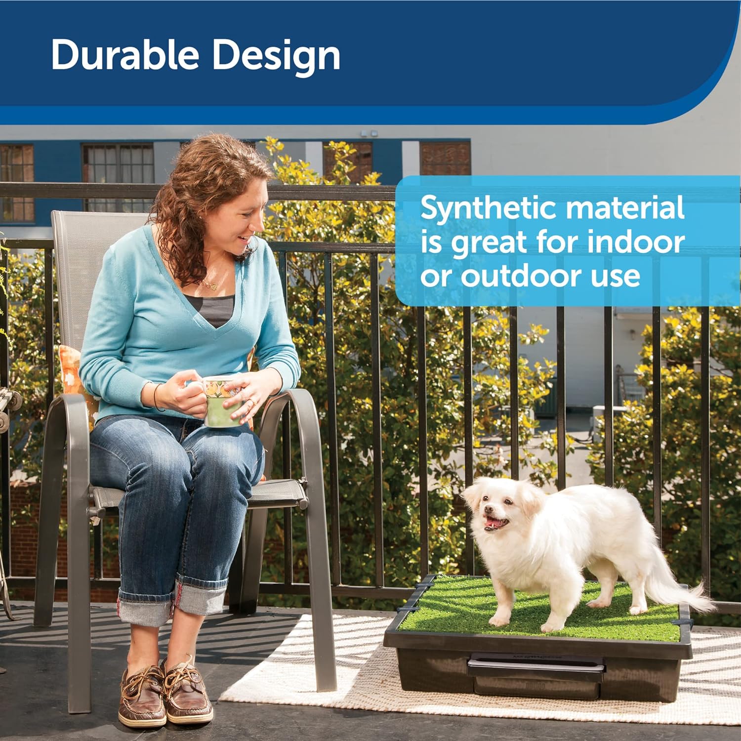 PetSafe Hierba de repuesto para mascotas pequeñas, sistema de entrenamiento portátil para perros para interiores, césped artificial para perros,