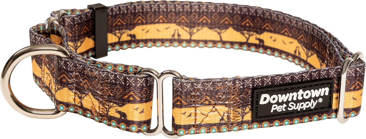Downtown Pet Supply – Collar Martingala para perros – Collar de entrenamiento para perros – Collar de perro grande, ancho y grueso – A prueba de