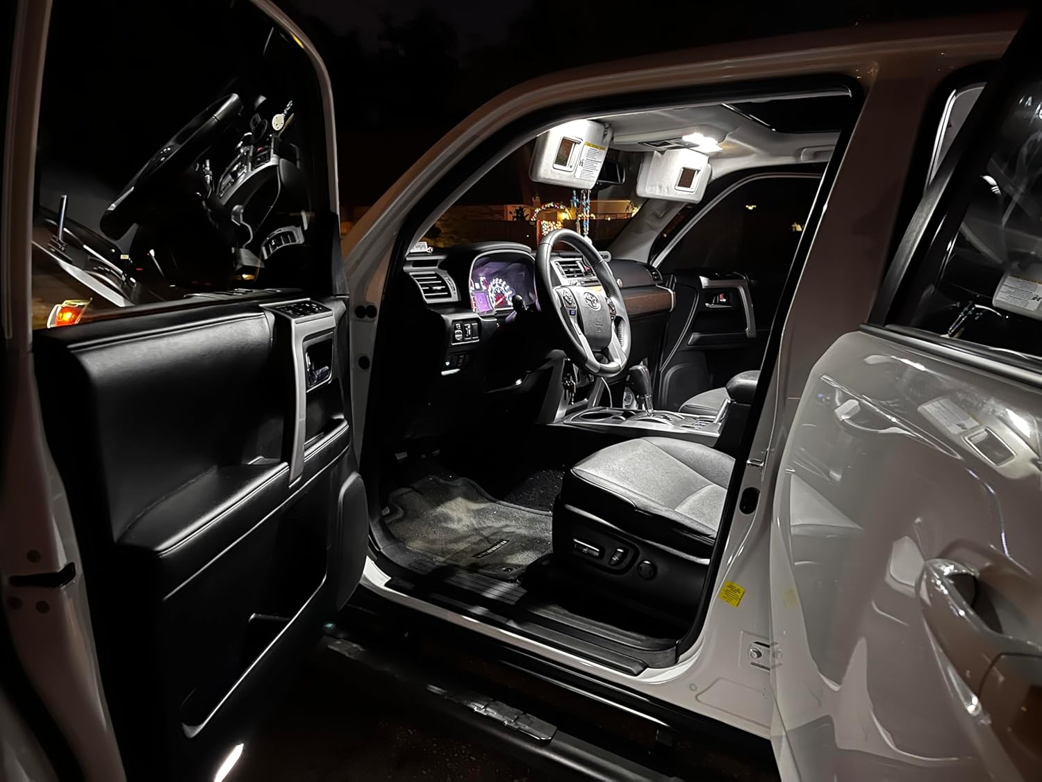 Luces interiores LED blancas para Toyota 4Runner 2010-2023, 16 piezas, 6000 K, superbrillantes, serie 3014, SMD, mapa, puerta, espejo de tocador,
