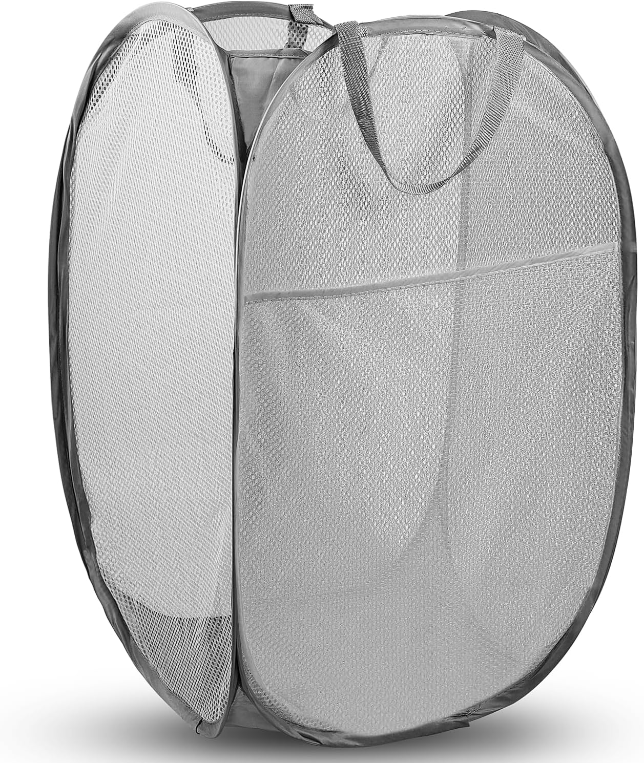 Pop Up Hamper, 1 PCS Mesh Pop Up Laundry Hamper, Premium Pop Up Laundry Basket, Mesh Laundry Basket, Pop Up Hampers for Laundry, Mesh Laundry