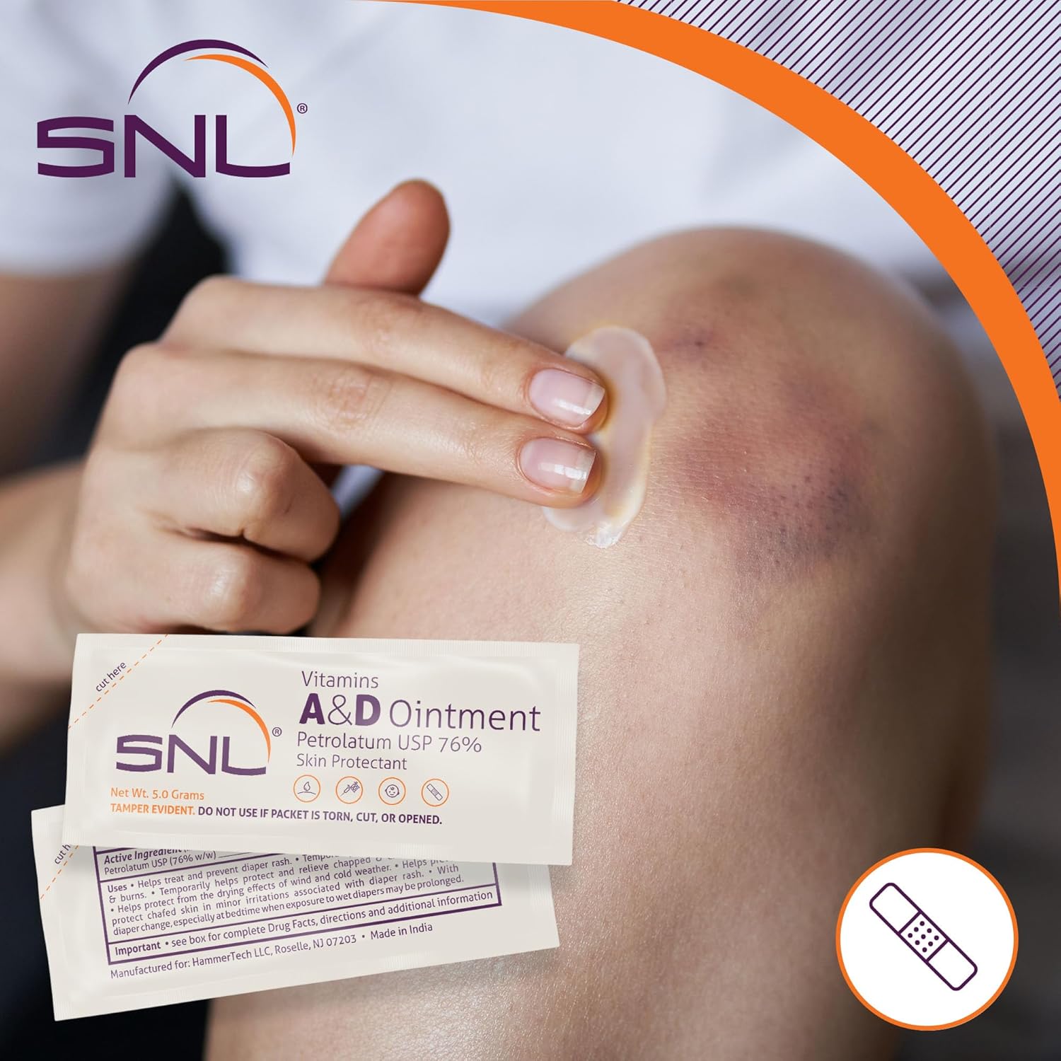 SNL Ungüento de vitaminas A y D de calidad para  Erupción del pañal de bebé  Quemaduras  Cuidado posterior del tatuaje  Cuidado de la piel  75