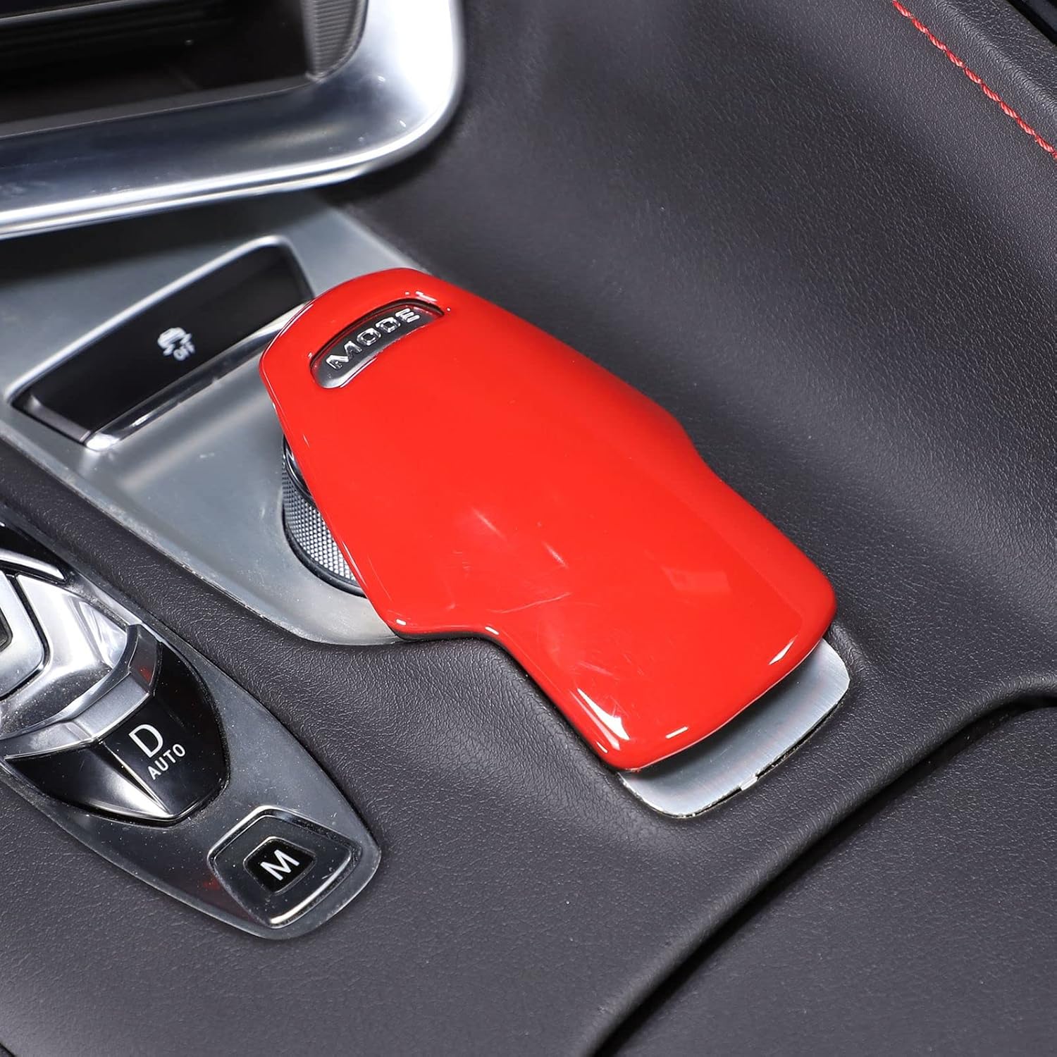 Cubierta protectora de botón para motor de automóvil para Chevrolet C8 Corvette Accessories Stingray Z06 2020-2023 (rojo UV)