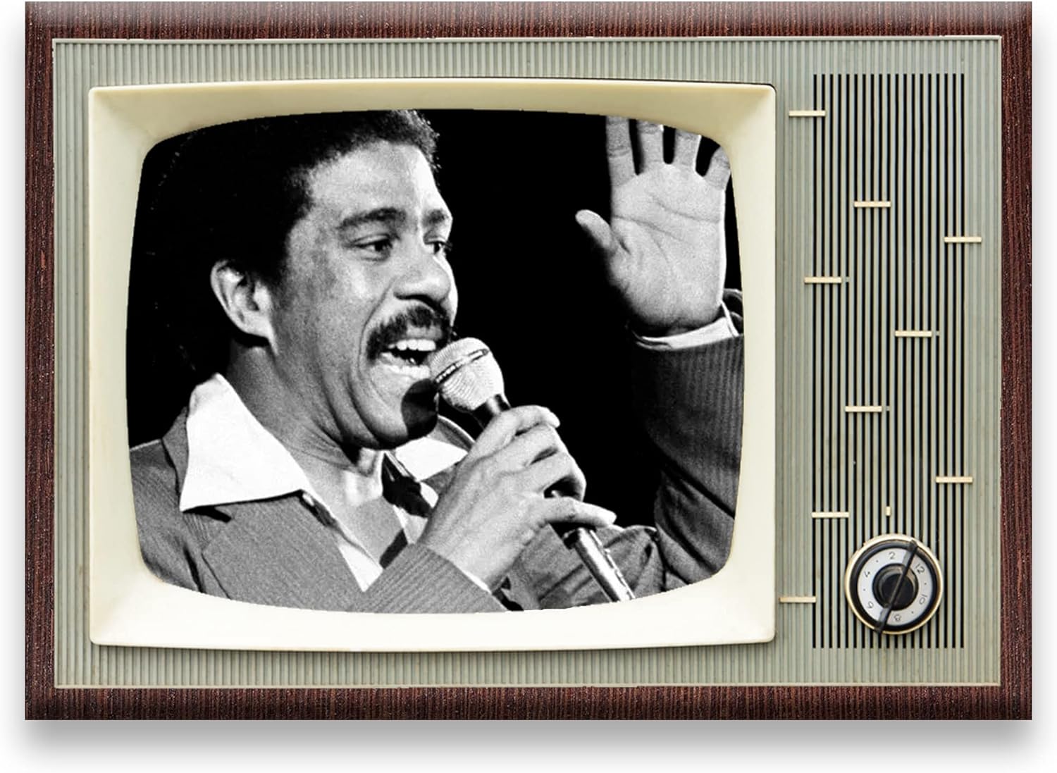 Richard Pryor Standup Comedian Retro TV Design – Imán para nevera