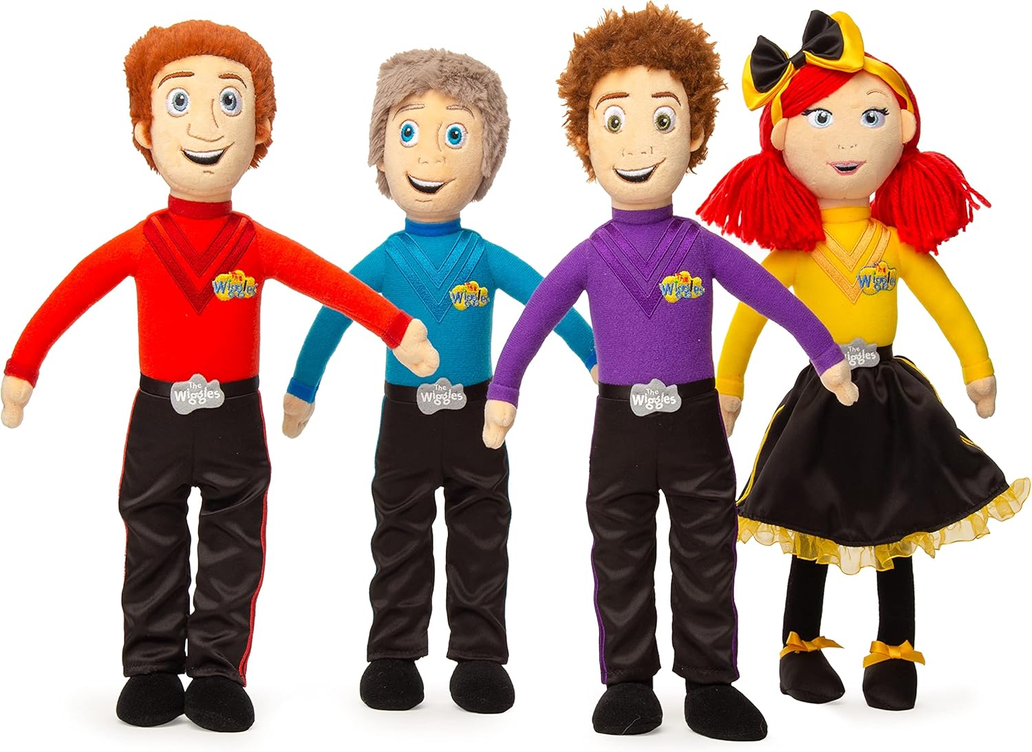 Muñeco de peluche The Wiggles – Simon – Red Wiggle – Muñeca mide 14 pulgadas para niños y niñas – Wiggles Fans – Juguete Wiggles con licencia oficial