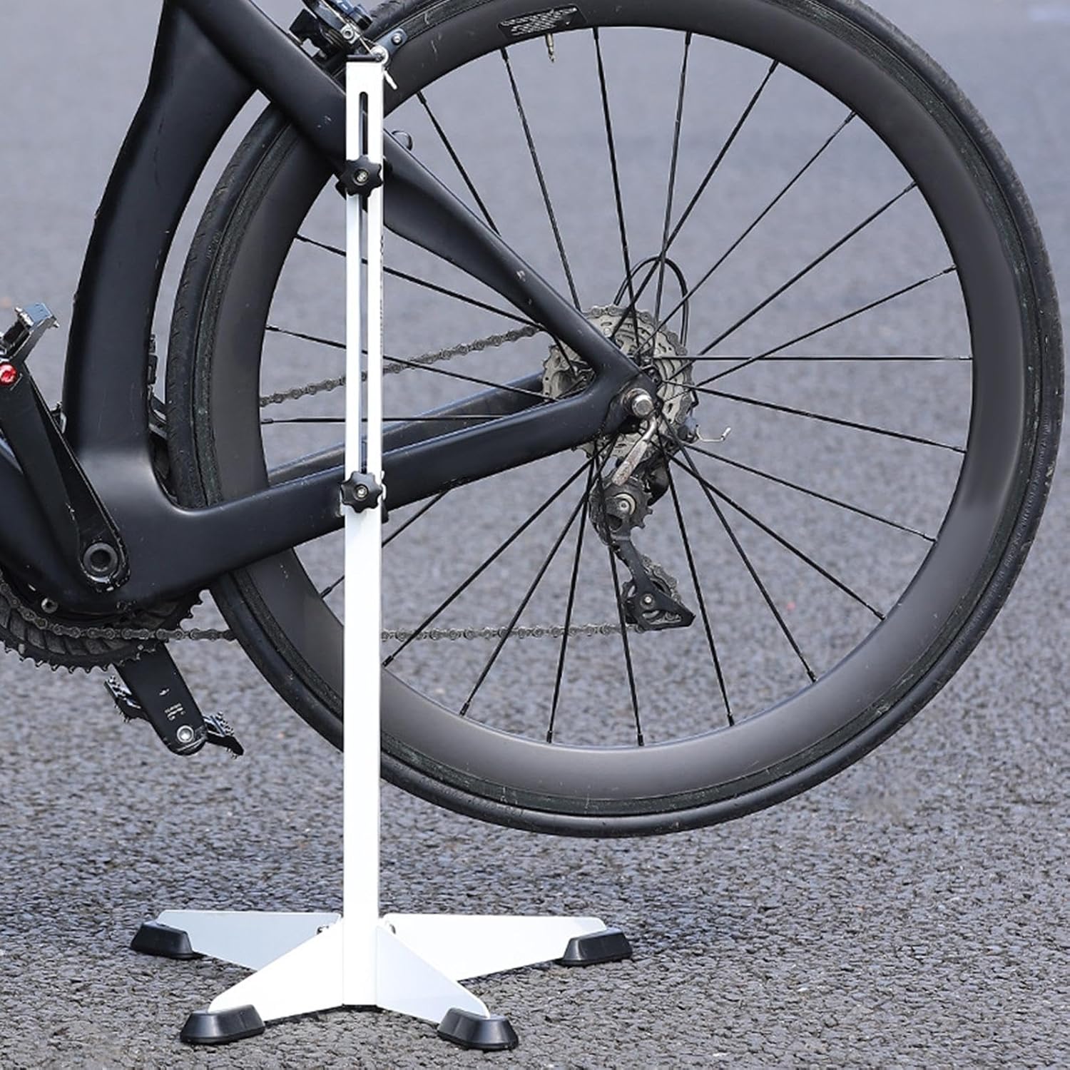 kowaku Soporte de reparación de bicicletas, soporte de trabajo para estacionamiento, antideslizante, multifuncional, ajuste de altura para
