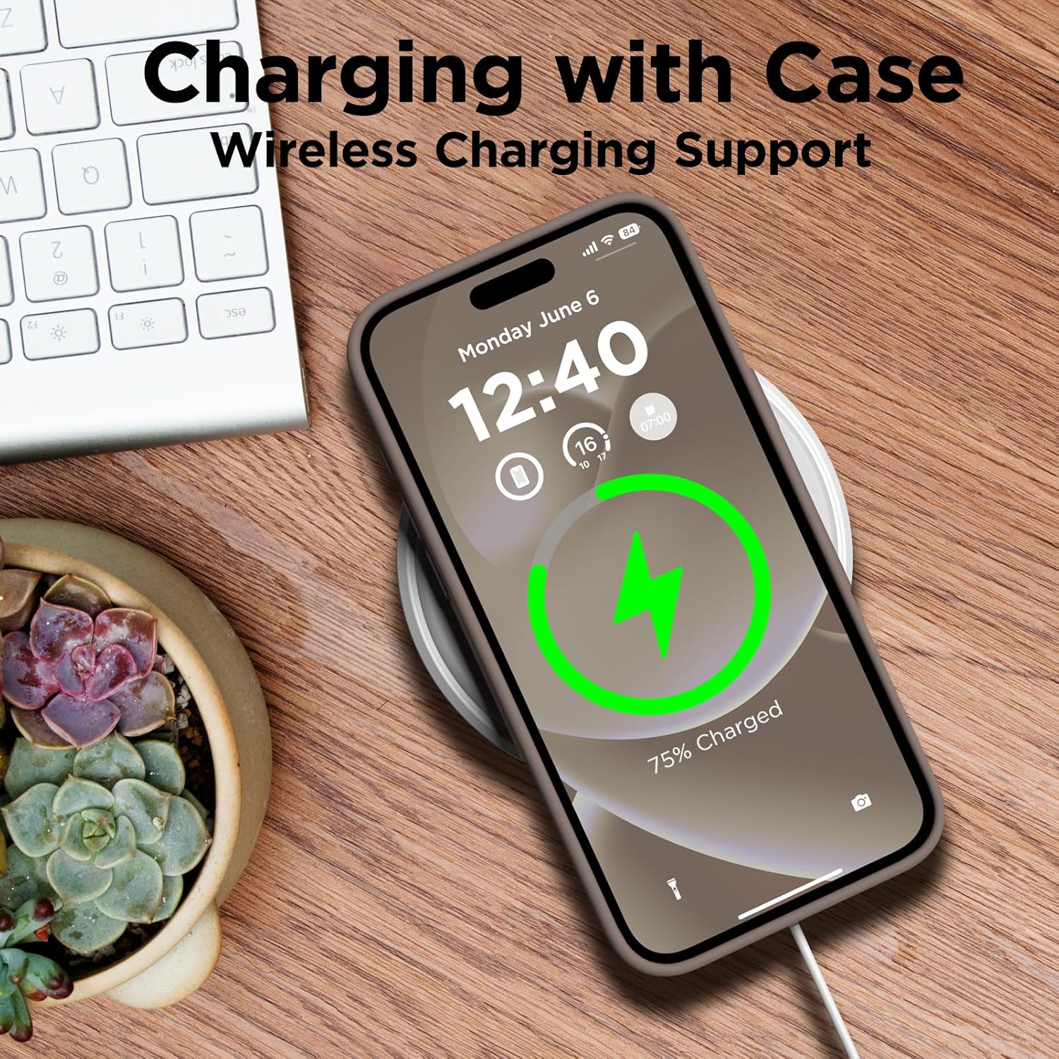 Compatible con iPhone 15 Pro Max, funda de silicona líquida, cuerpo completo, funda protectora a prueba de golpes, delgada funda para teléfono con