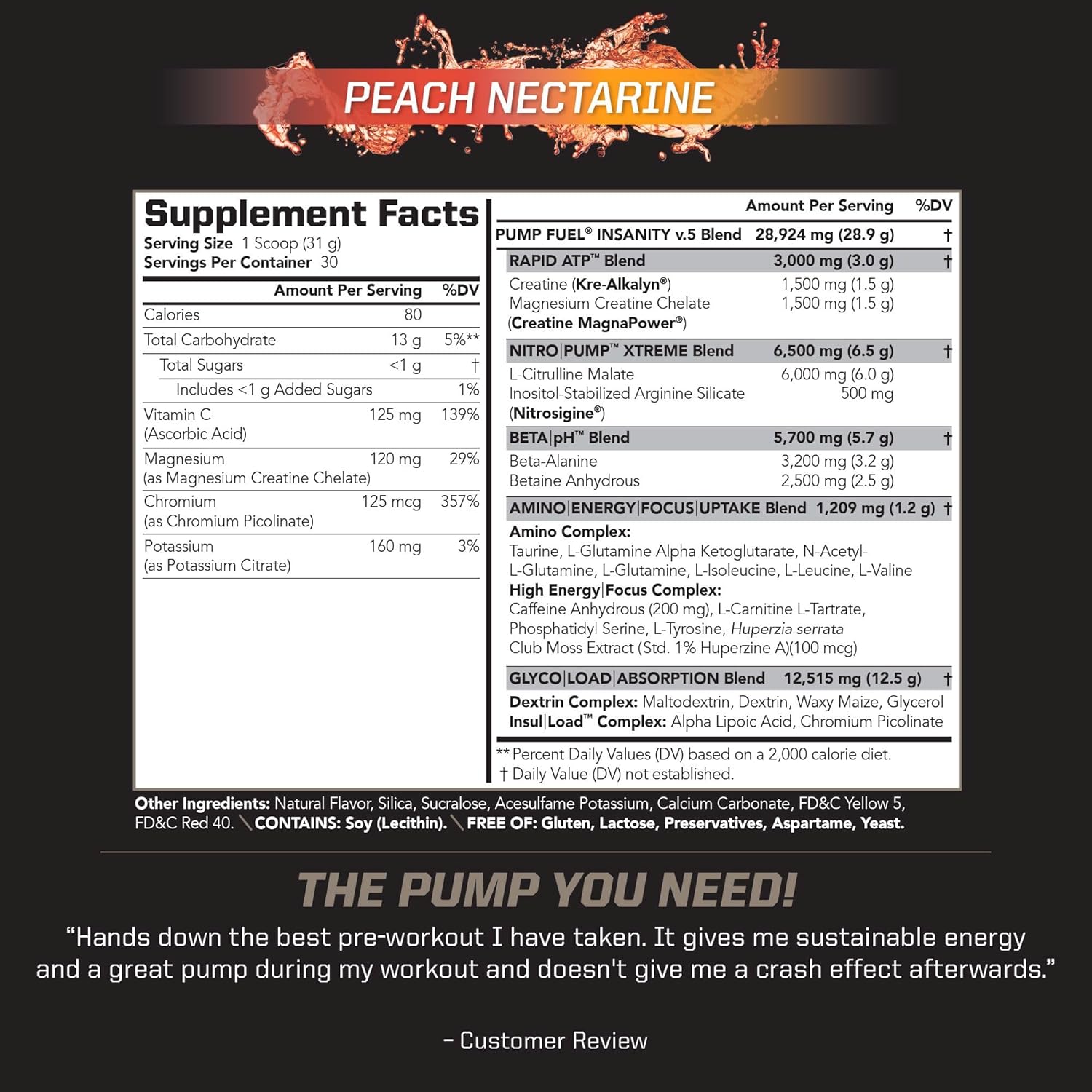 PMD Sports Ultra Pump Fuel – Mezcla de bebida para antes del entrenamiento, energía, fuerza, resistencia, recuperación, carbohidratos complejos y