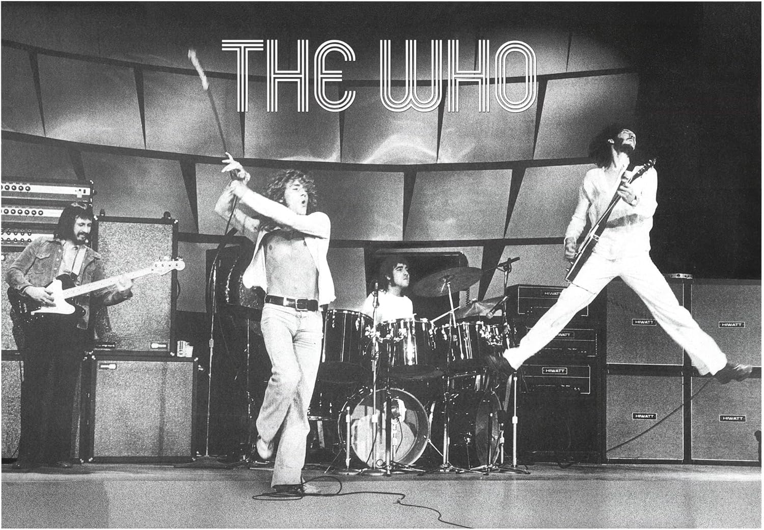 AllPosters Póster musical para pared, diseño de The Who Live on Stage, 33 x 24 pulgadas