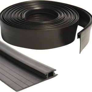 Tira de vinilo negro de 96 pulgadas de largo de ancho ajustable  Tira de sellado de insectos para puerta mosquitera y tapón de corrientes de aire Tira de vinilo negro de 96 pulgadas de largo de ancho ajustable  Tira de sellado de insectos para puerta mosquitera y tapón de corrientes de aire