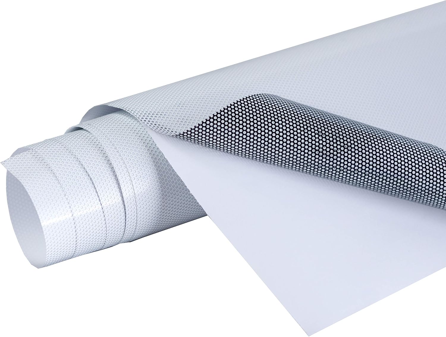 Picniva – Rollo de vinilo perforado unidireccional para ventana, de 1 pie x 50 pulgadas, lámina adhesiva de liberación de aire fácil de usar