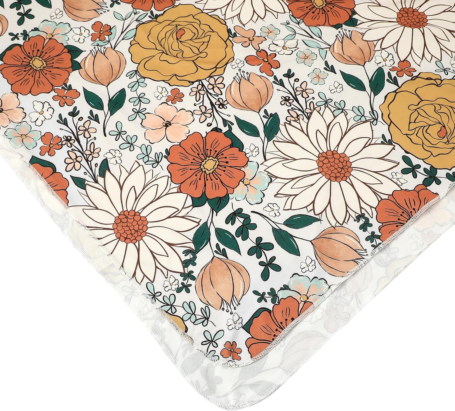 Galabloomer Conjunto de diadema para recién nacido, manta para recién nacido, diseño de flores