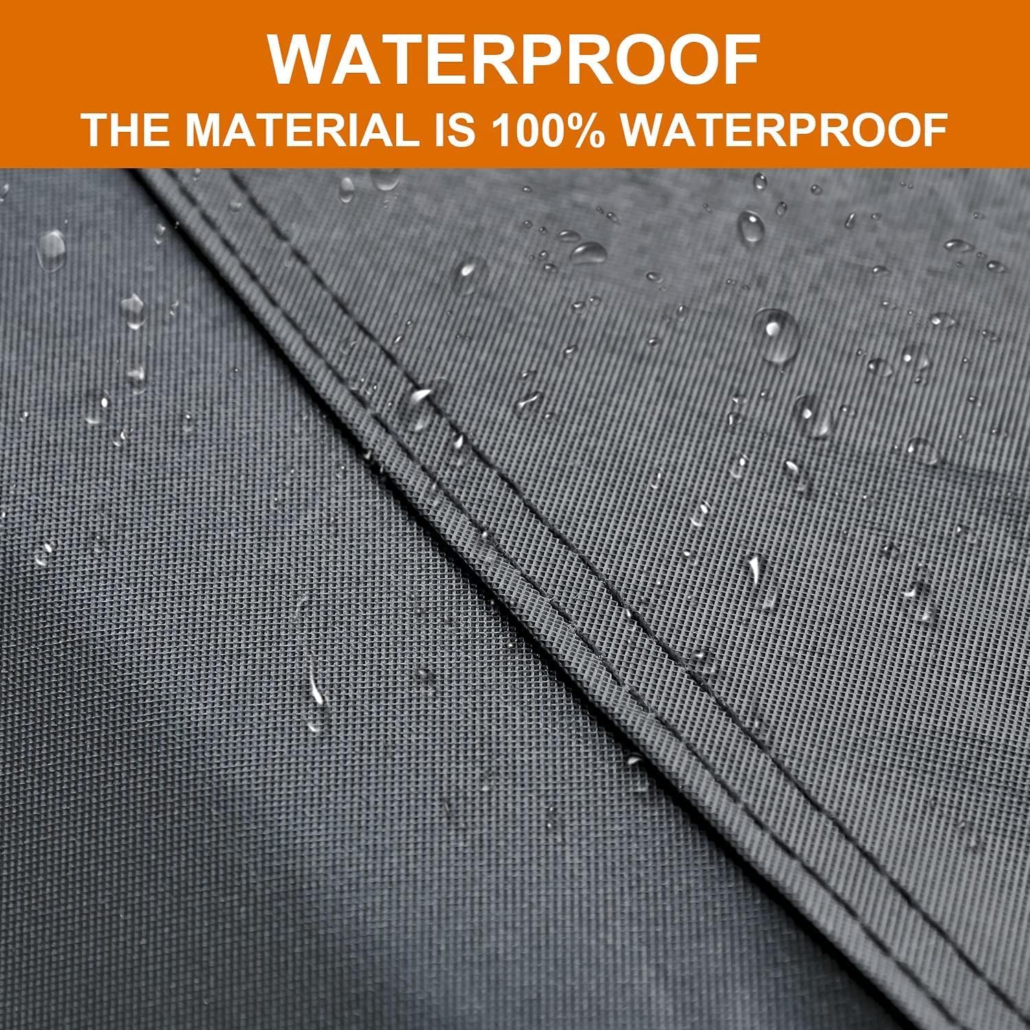 Kayme – Cubierta completa resistente impermeable de 7 capas pautomóvil, apta para todo clima, protección pexteriores contra nieverayos UV, con