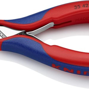 KNIPEX – 35 42 115 Herramientas – Alicates electrónicos, puntas semicirculares, ángulo de 4,5 grados, multicomponente (3542115) KNIPEX – 35 42 115 Herramientas – Alicates electrónicos, puntas semicirculares, ángulo de 4,5 grados, multicomponente (3542115)