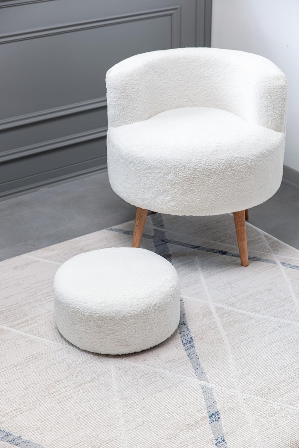 CAMILSON Alfombras modernas de lujo con diamantes abstractos de 5 x 7 pies, suave, resistente a las manchas, fácil limpieza, no desprende pelo, para