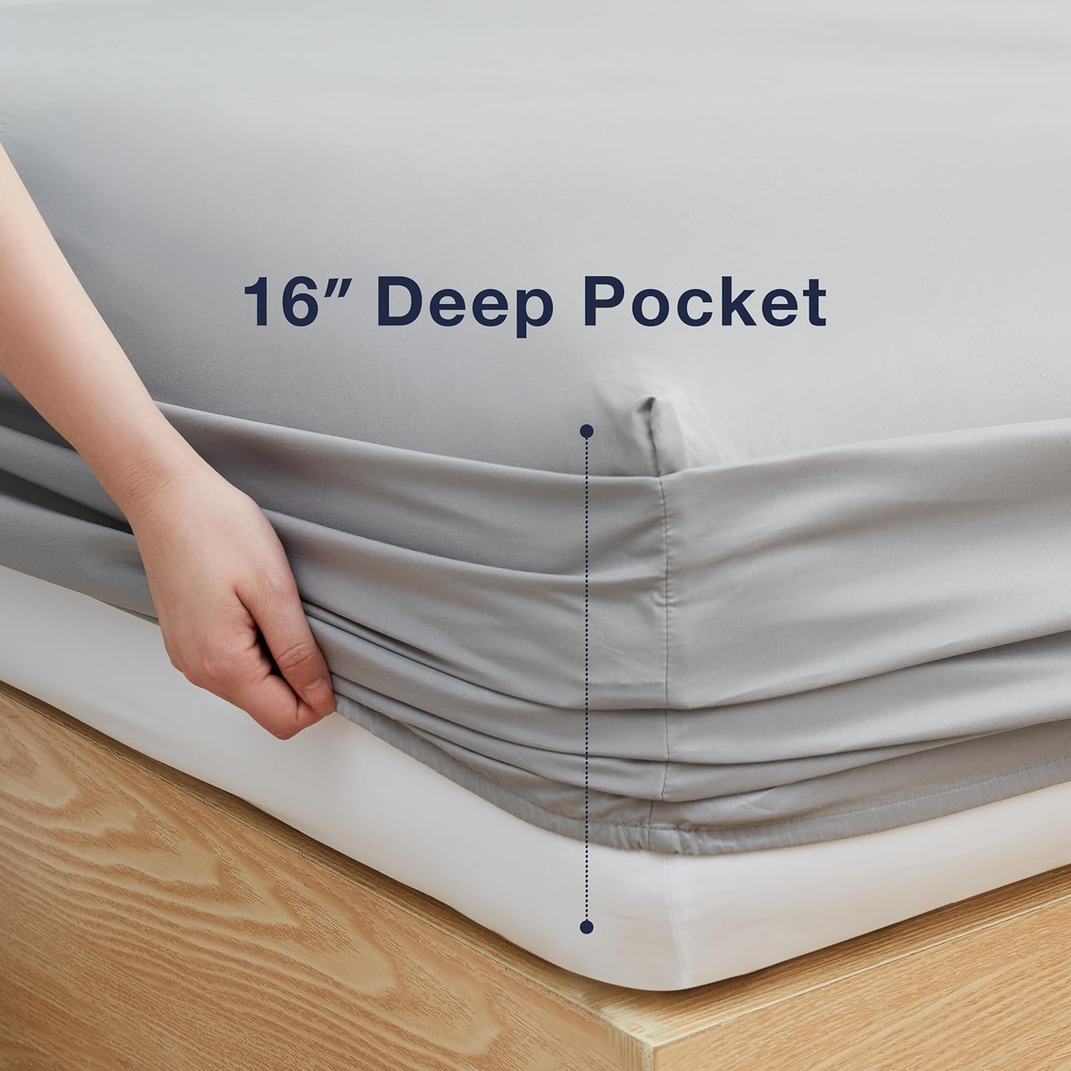 Casual Living 32628 – Juego de sábanas y fundas de almohada de 4 piezas de sábanas y fundas de almohada de 4 piezas de tamaño Queen Size Hotel Style