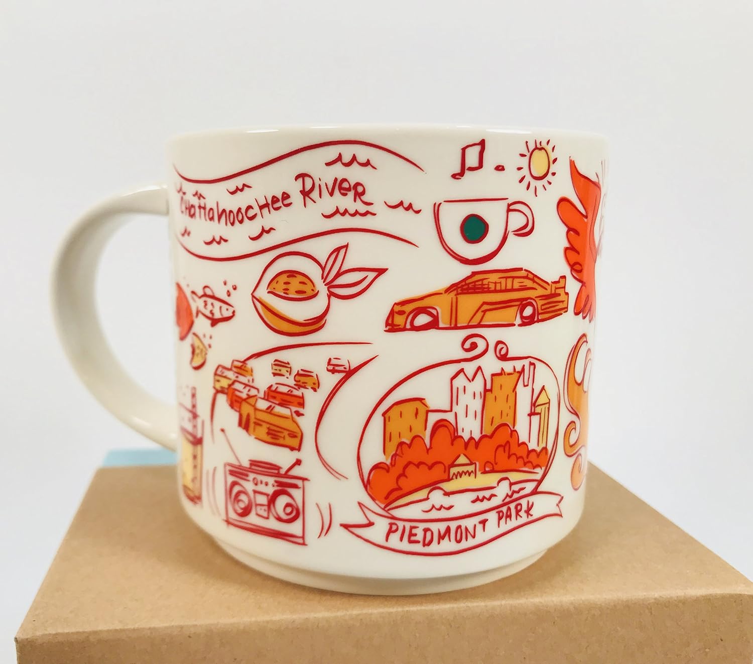 Starbucks Taza de café Atlanta Been There Series Across The Globe Collection