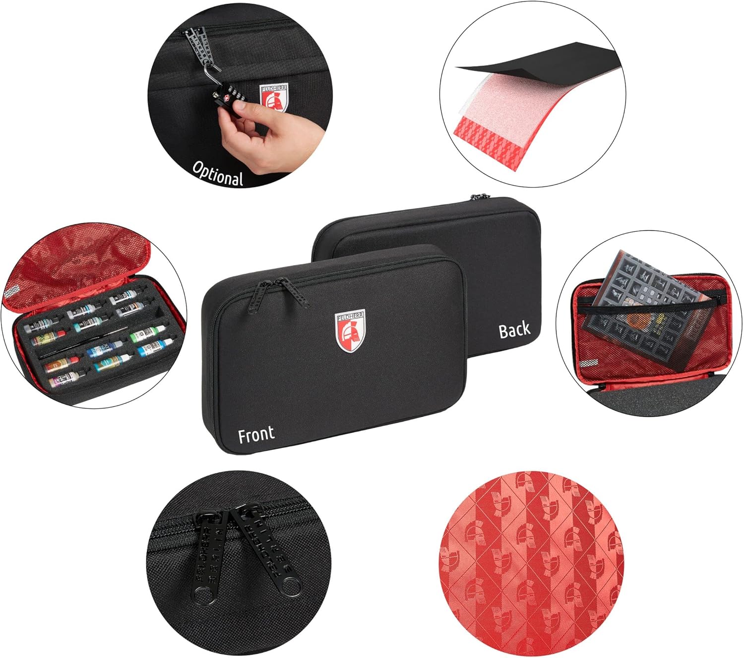Feldherr Mini Minus Bag Compatible con Figuras de 1.102 in – 16 Miniaturas