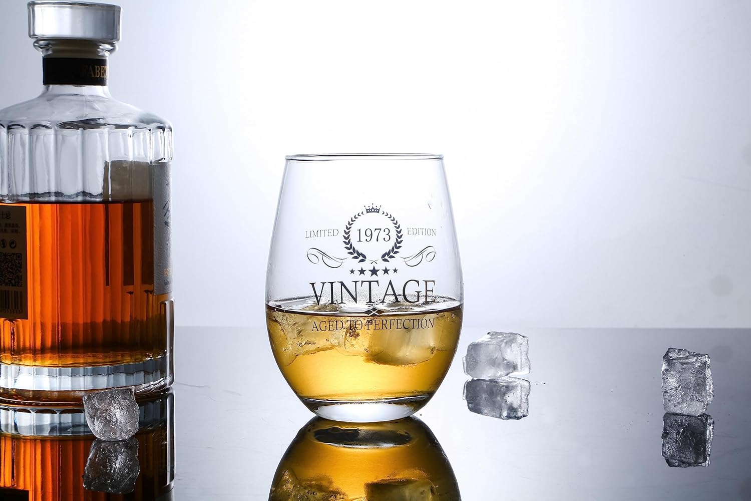Regalos de cumpleaños número 50, copas de vino de cumpleaños 50 para hombres y mujeres, regalo de decoración de aniversario de boda para fiesta de