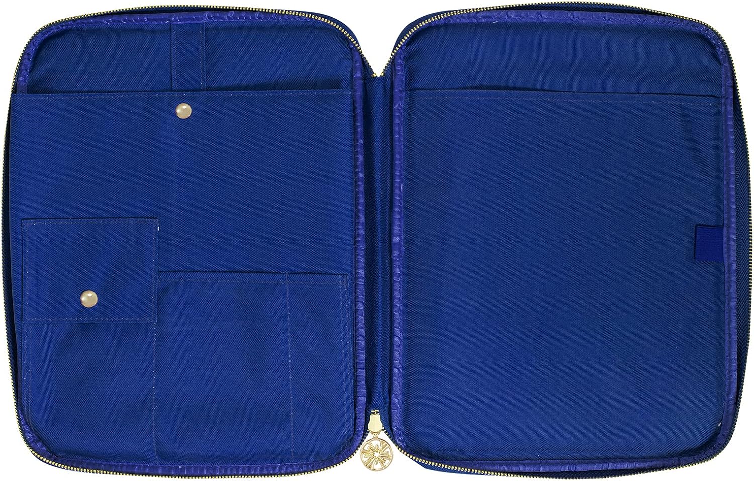 Lilly Pulitzer Agenda folio con bolsillos interiores y cierre de cremallera, cartera de viaje tamaño para adaptarse a todos los planificadores