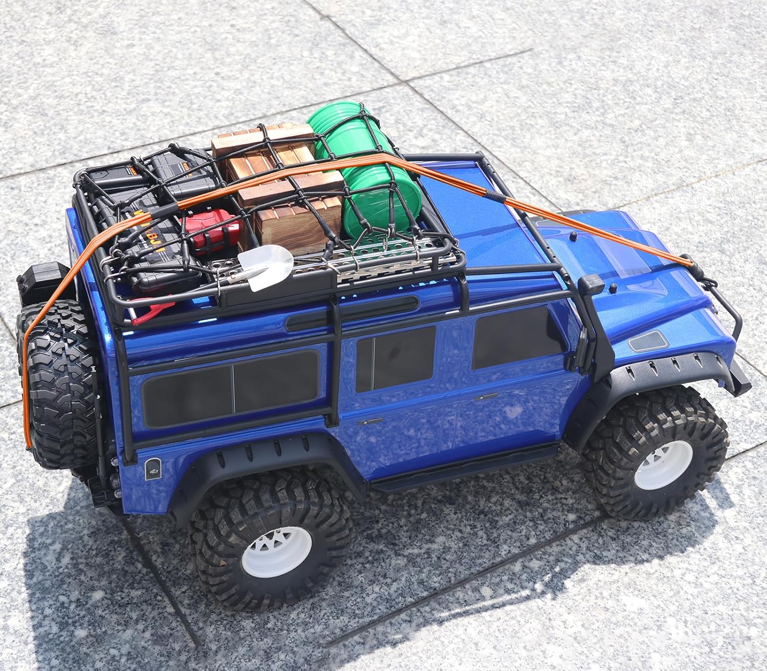 OGRC 18 110 RC Crawler Correa elástica para cabrestante con ganchos, gancho de remolque de rescate para TRX4 Axial SCX10 I II Capra RR10 RC