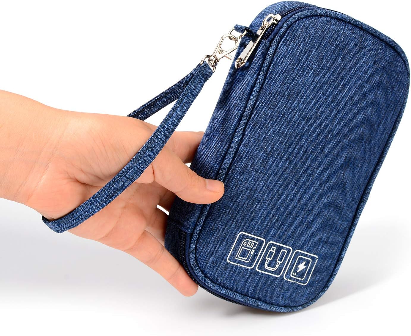 Organizador de cables universal de viaje portátil, bolsa de accesorios electrónicos, organizador electrónico, pequeños dispositivos digitales, bolsa