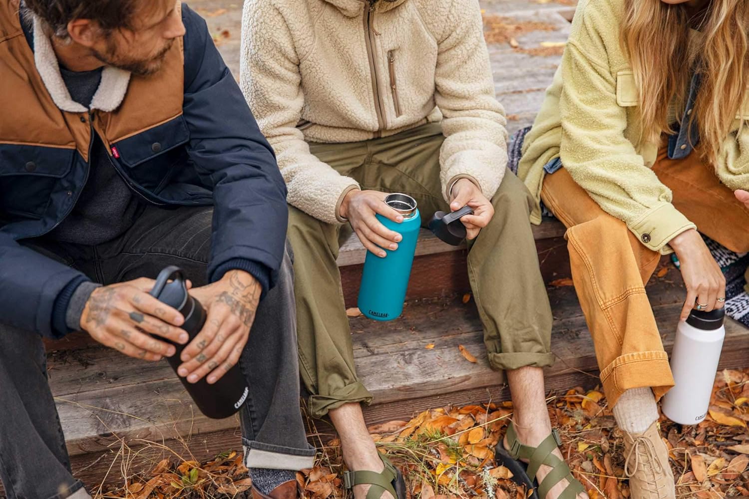 CamelBak Botella de tapa de transporte, acero inoxidable aislado al vacío, fácil de transportar