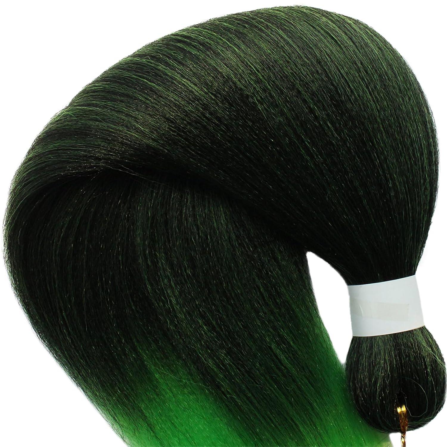 Cabello trenzado preestirado 1bverde neón, extensiones de cabello Kanekalon Box de 26 pulgadas, 6 paquetes de extensiones de cabello trenzado con