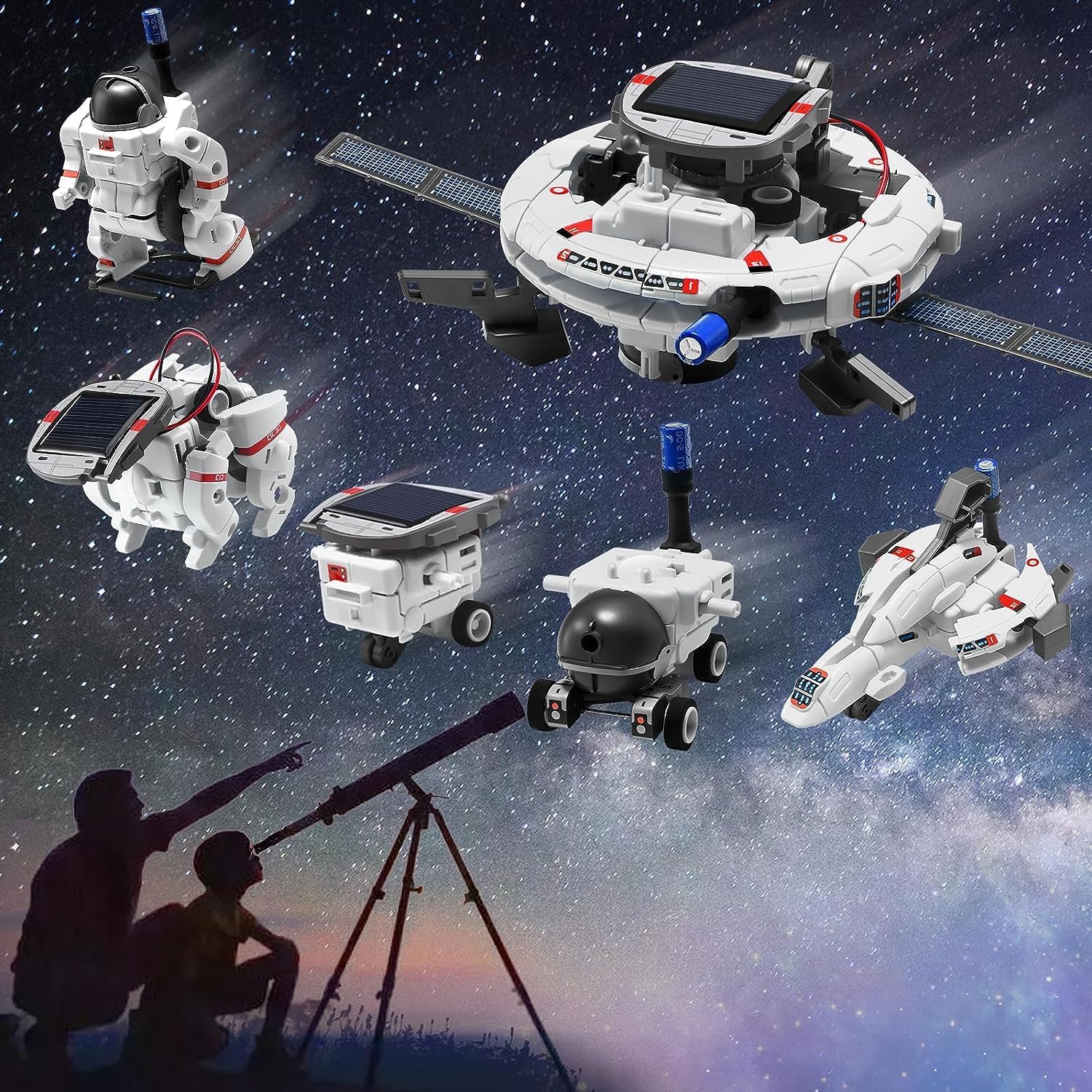 STEM Toys Proyectos para niños de 8 a 12 años, kits de ciencia, robot solar, juguetes espaciales, regalos para niños de 8 a 14 años, experimentos de