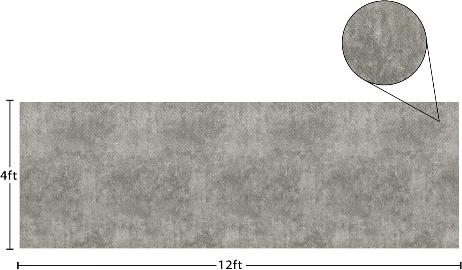 Rollo de tablón de anuncios Concrete Better Than Paper