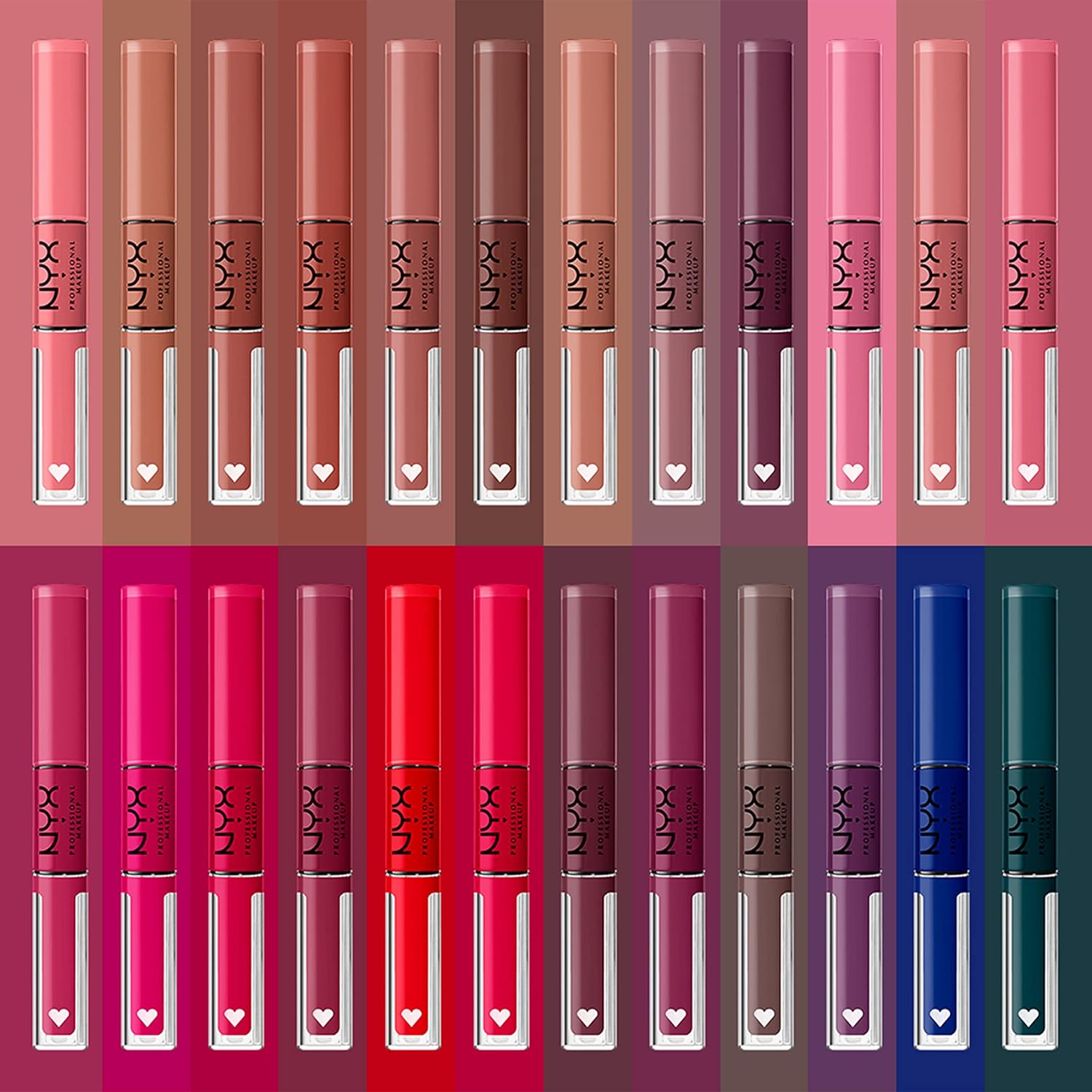 NYX PROFESSIONAL MAKEUP Shine Loud – Lápiz labial líquido vegano de alto brillo de larga duración, tono cumplir retos (Goal Crusher)