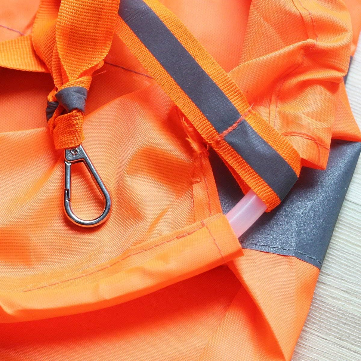60 pulgadas Airport Windsock Rip-Stop Outdoor Rainbow Wind Measurement Sock Bag con cinturón reflectante