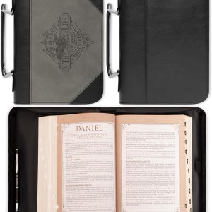 Christian Art Gifts Funda clásica de la Biblia Hope in The Lord Isaías 4031 piel sintética negrogris L Christian Art Gifts Funda clásica de la Biblia Hope in The Lord Isaías 4031 piel sintética negrogris L