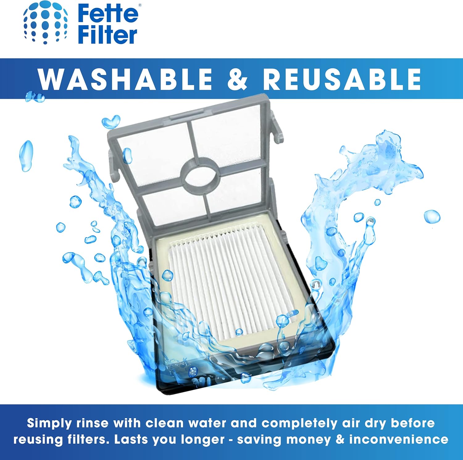 Fette Filter – Reemplazo del filtro Hepa 3350 compatible con Bissell Crosswave X7 Wet Dry Vac Número de modelo 3276A 3279 3277 3011 3055 Comparar