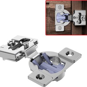Paquete de 40 bisagras de gabinete de cierre suave, bisagras superpuestas de 12 pulgada, bisagras de gabinete de cocina de 105 grados, ajuste de 3 Paquete de 40 bisagras de gabinete de cierre suave, bisagras superpuestas de 12 pulgada, bisagras de gabinete de cocina de 105 grados, ajuste de 3