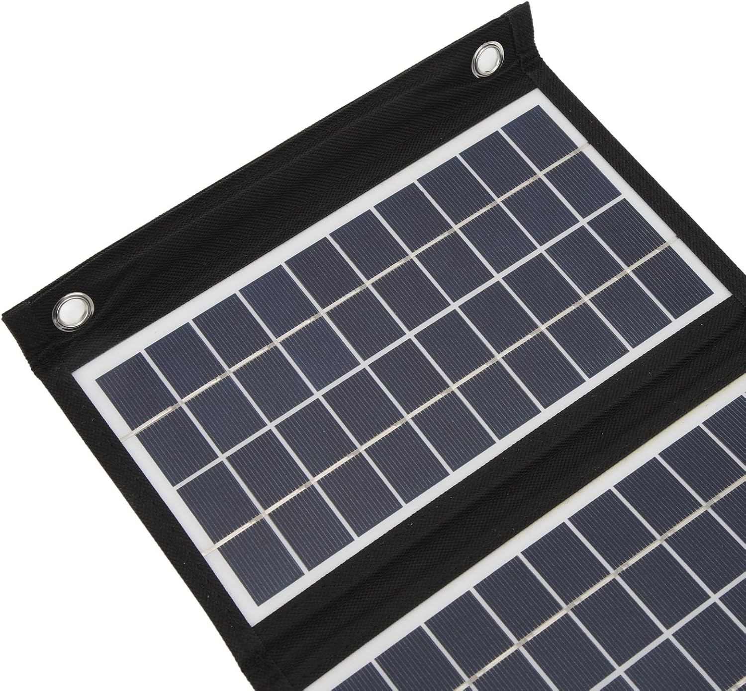 Panel Solar Plegable, Panel Solar Plegable 10W Cargador Portátil Estación de Energía 2 Salida USB para Camping Teléfono Celular Tablet