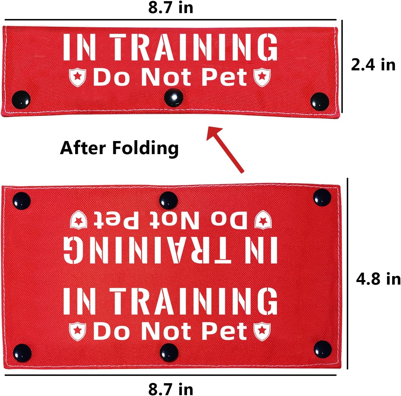 in Training Do Not Pet – Divertida correa roja para perro, envoltura de correa para perros que caminan, regalo para perros y dueños de perros