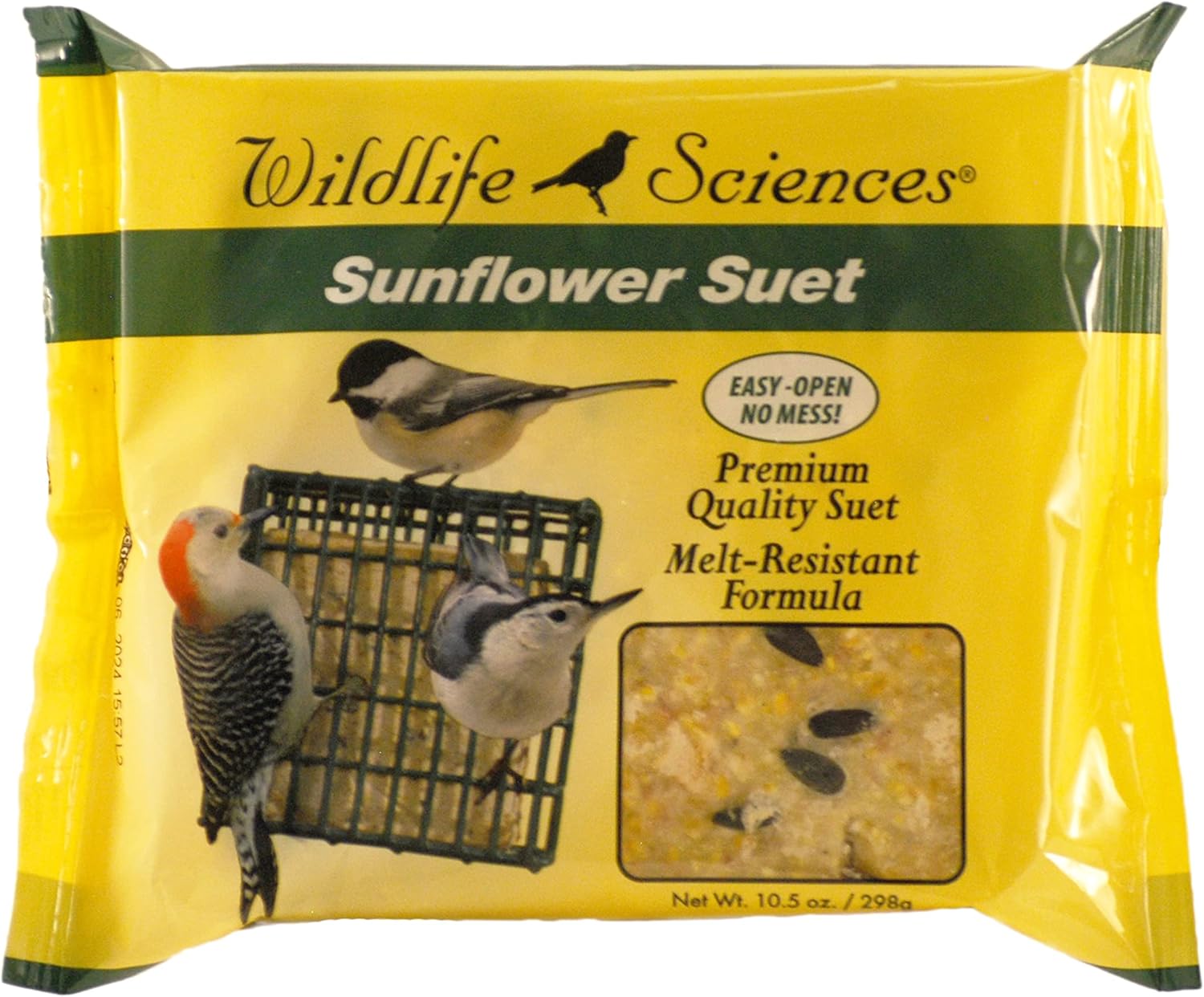 Wildlife Sciences Surtido de pastel de sebo de 12 paquetes de pasteles de sebo  10.5 onzas de pasteles de sebo para aves silvestres (paquete de 12