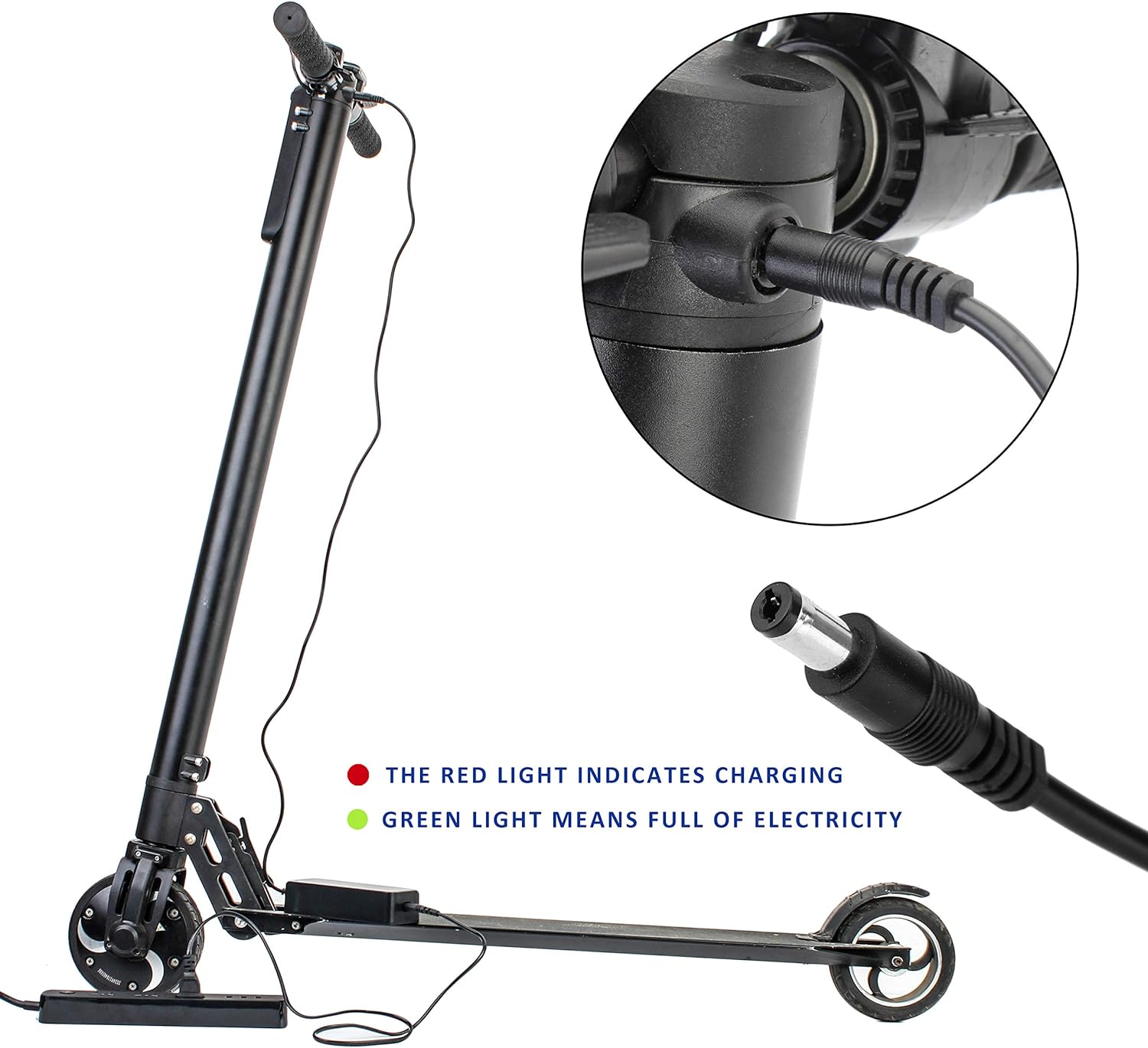 Cargador adaptador de CA de 42 V para Hover-1 Dynamo H1-DMO DSA-DMO-BF20 Scooter eléctrico plegable