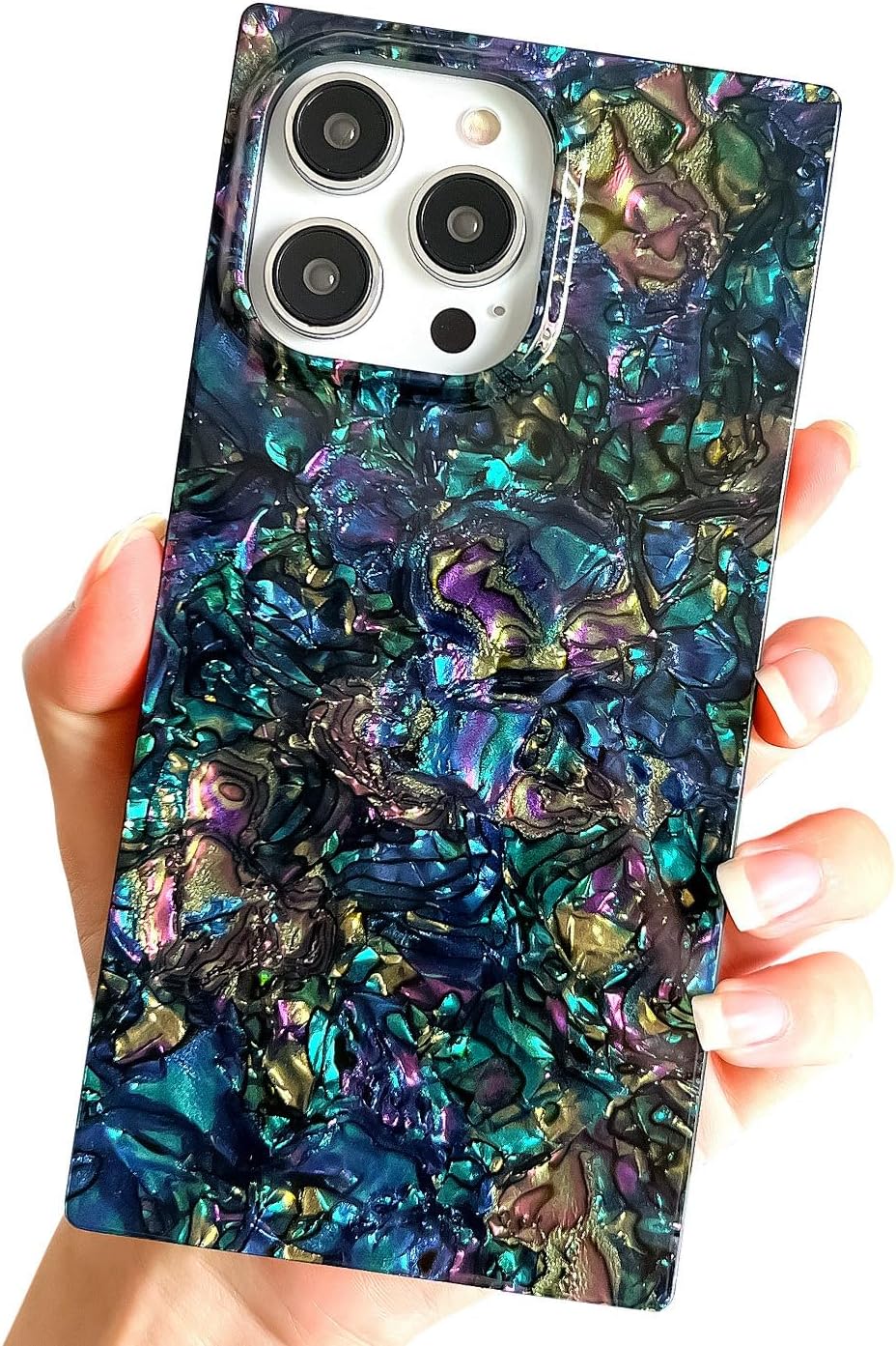 BANAILOA Suare – Funda compatible con iPhone 15 para mujer, funda protectora suave y delgada para iPhone de 15 a 6.1 pulgadas (carcasa negra)