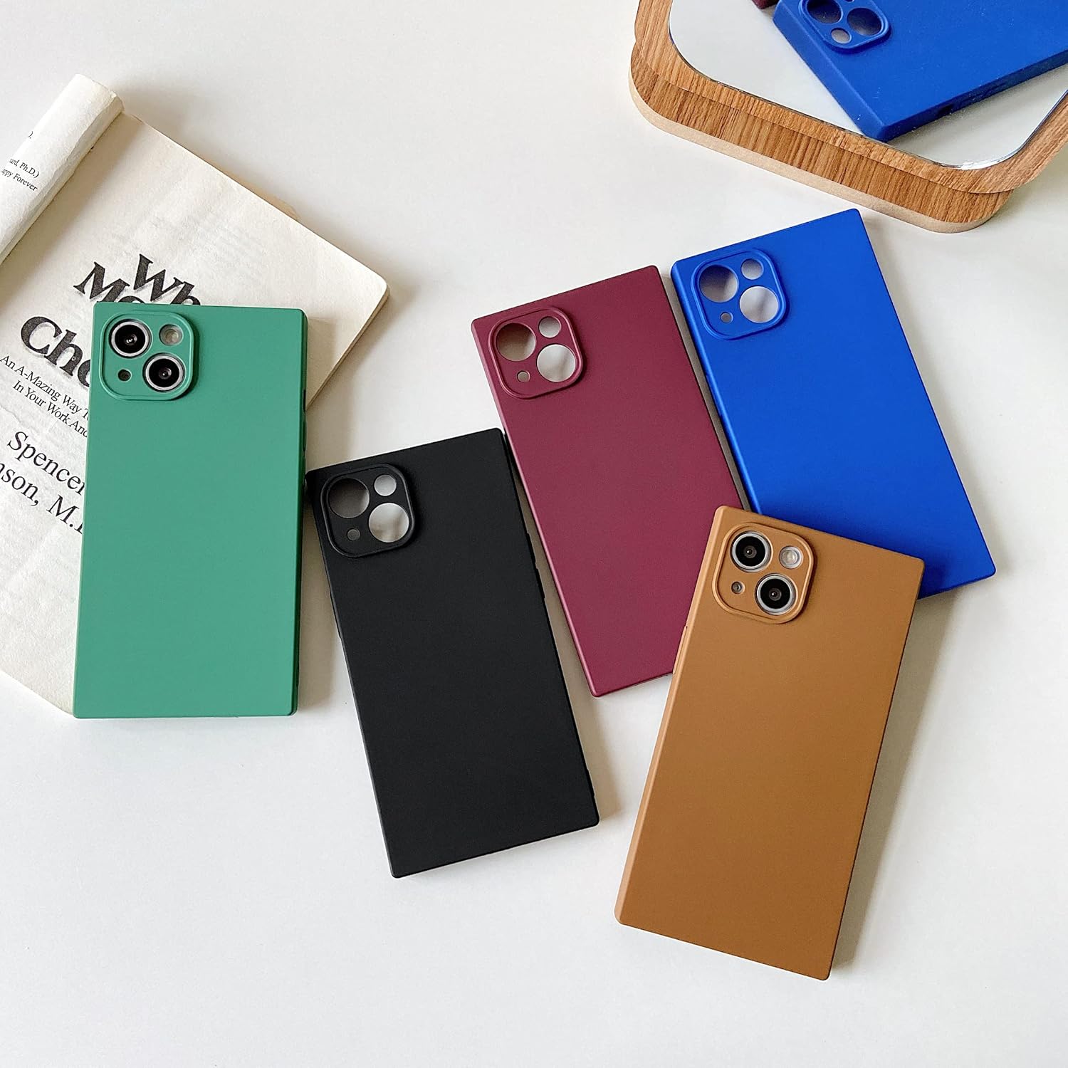 Cocomii Funda cuadrada para iPhone 11, protector de cámara de silicona cuadrado, delgado, ligero, mate, silicona suave y sedosa al tacto, funda