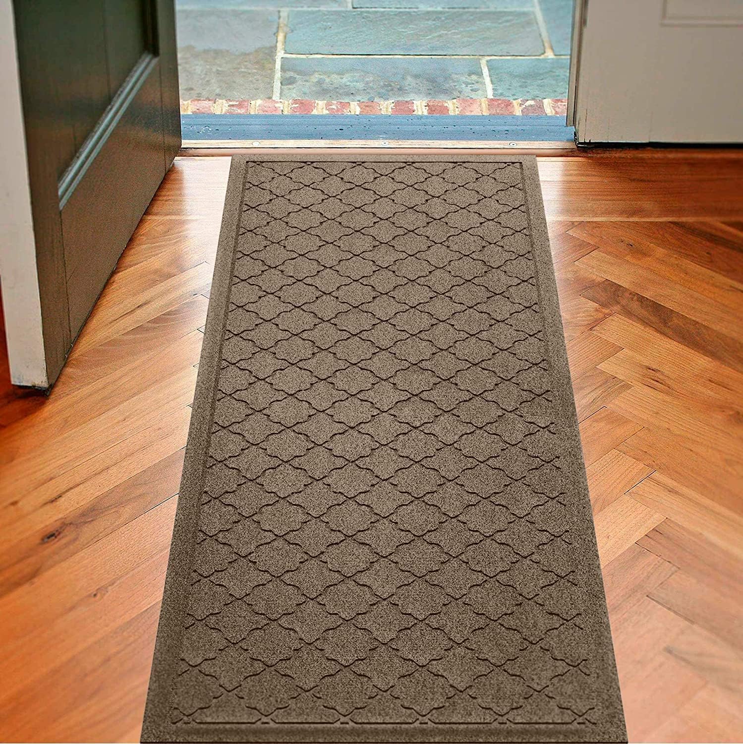 Tapete Cordova de Bungalow Flooring, Caqui