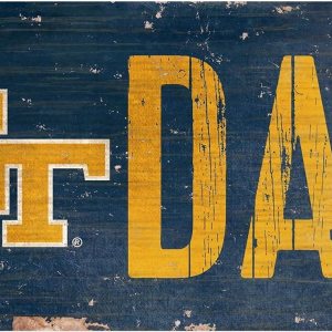 NCAA Georgia Tech – Letrero unisex Georgia Tech para papá, color del equipo, 6 x 12 pulgadas NCAA Georgia Tech – Letrero unisex Georgia Tech para papá, color del equipo, 6 x 12 pulgadas