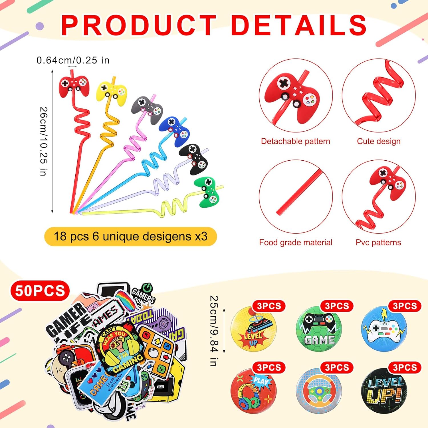 Sadnyy 140 piezas de regalos de fiesta de videojuegos, béisbol, fútbol, baloncesto, suministros para fiestas, bolsas con cordón con pulsera de