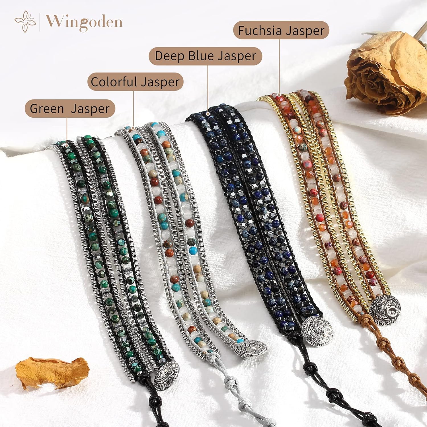 Pulsera bohemia compatible con Apple Watch Band de 1.614 in1.496 in1.575 in 1.929 in1.772 in1.732 in1.654 in, correa para iWatch Apple Watch Series