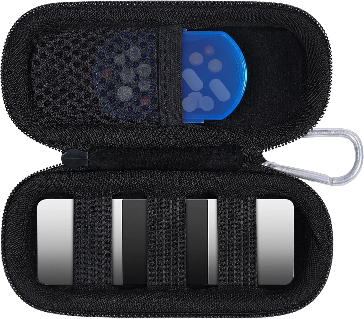 Estuche rígido de repuesto para AliveCor Kardia Mobile ECG Monitor Device 61LSHANREN Monitores de frecuencia cardíaca con organizador de píldoras