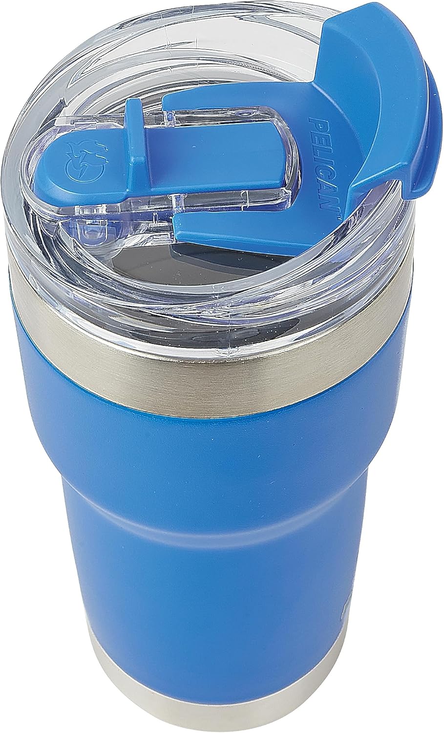 Pelican Hydration Pelican Traveler – Vaso aislado al vacío de 22 onzas, de acero inoxidable, doble pared, con tapa doble, taza de café aislada con